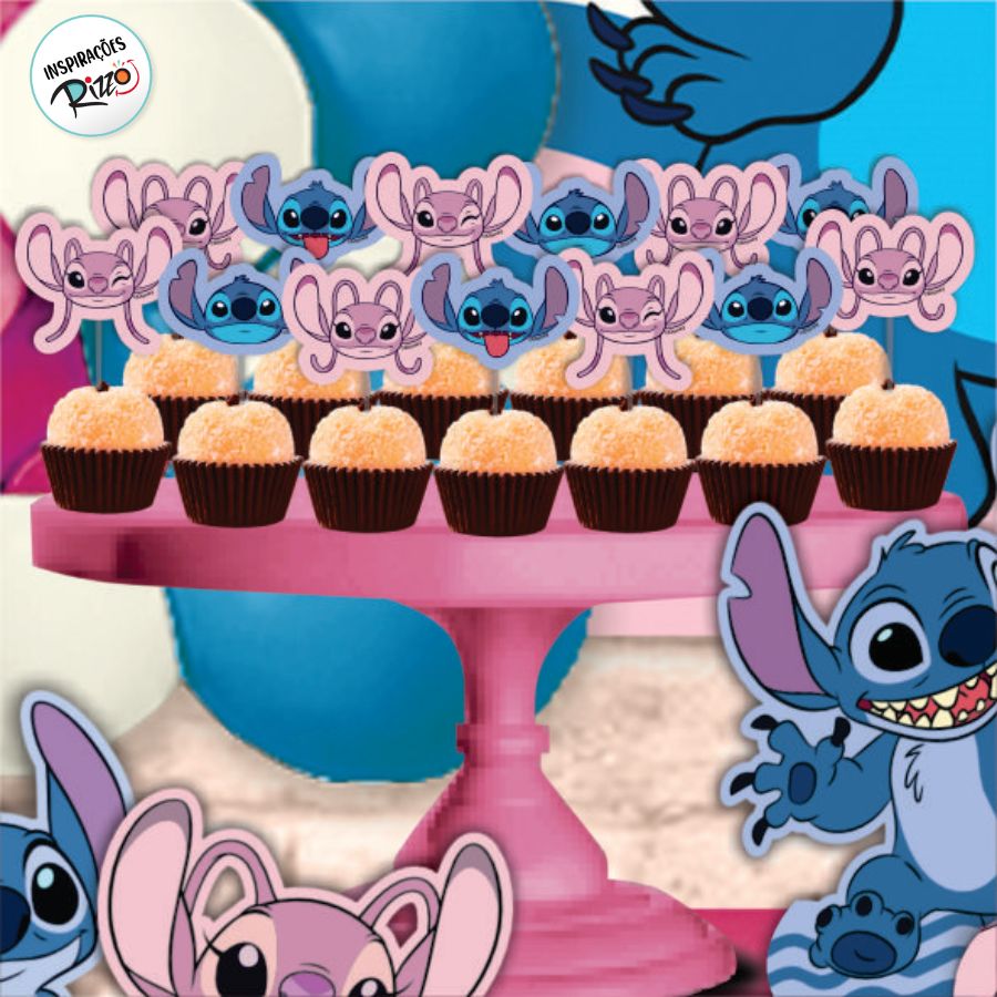 como fazer lembrancinhas festa stitch angel