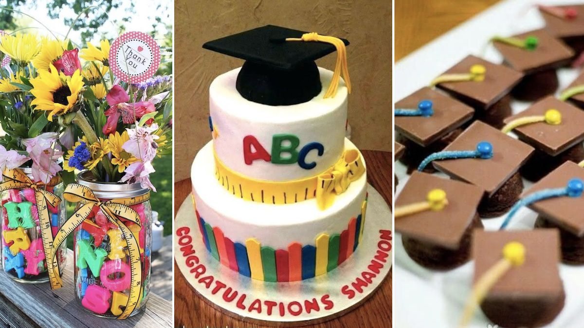 decoração formatura medicina simples e elegante