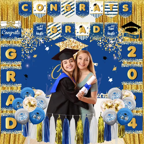 Transforme Sua Formatura: Elementos Indispensáveis na Decoração Azul