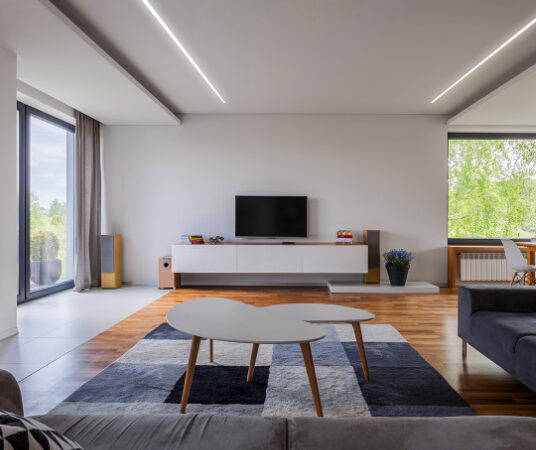 ideias de forro de gesso para sala moderna