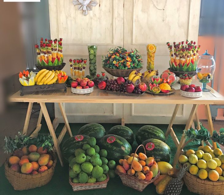 como fazer escultura de cisne em melão