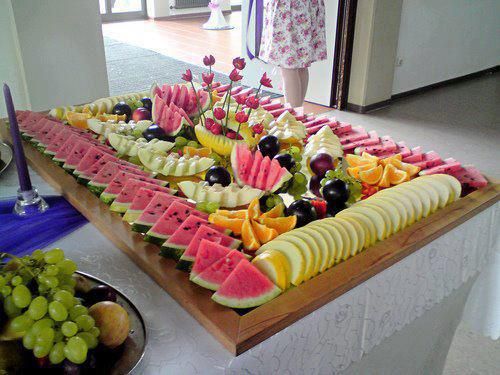 decoração de natal saudável com frutas