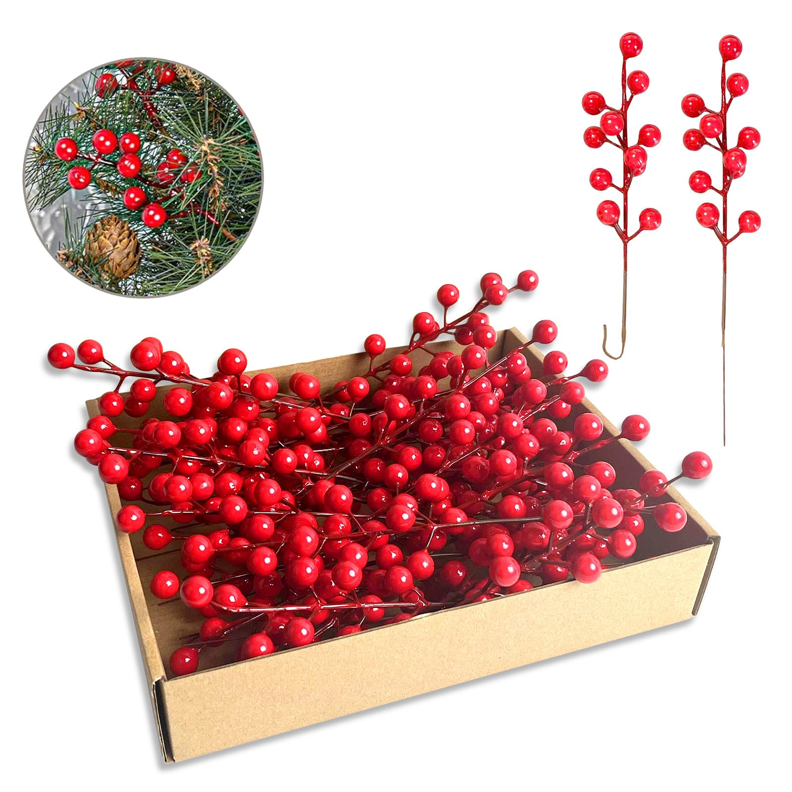 cores e cortes para decoração de frutas natalinas