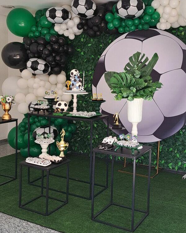 decoração de futebol para festa em casa