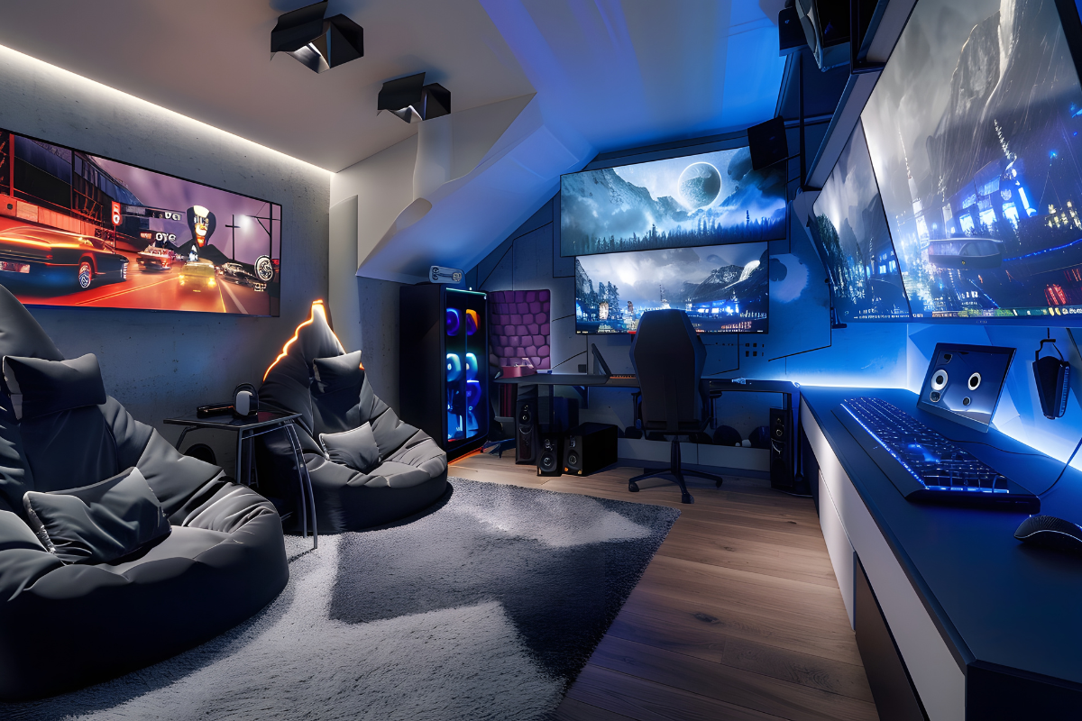 decoração de games