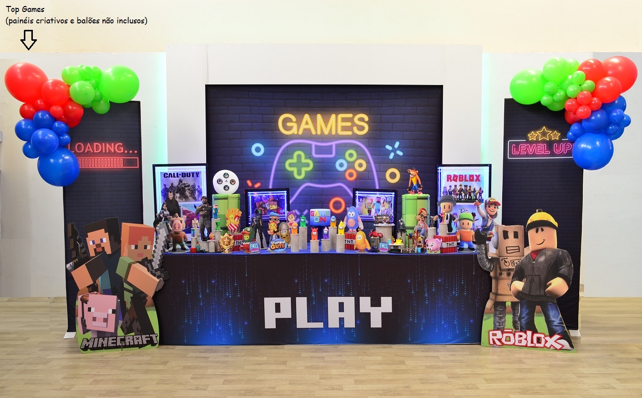 decoração de games