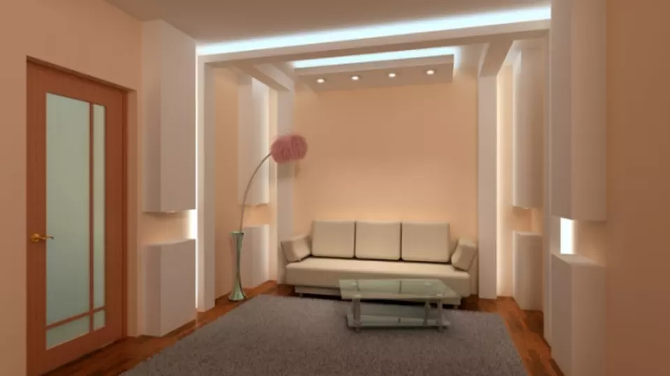 decoração de gesso para sala