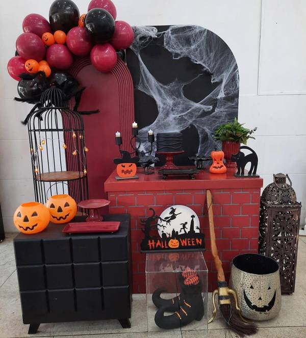 decoração de halloween