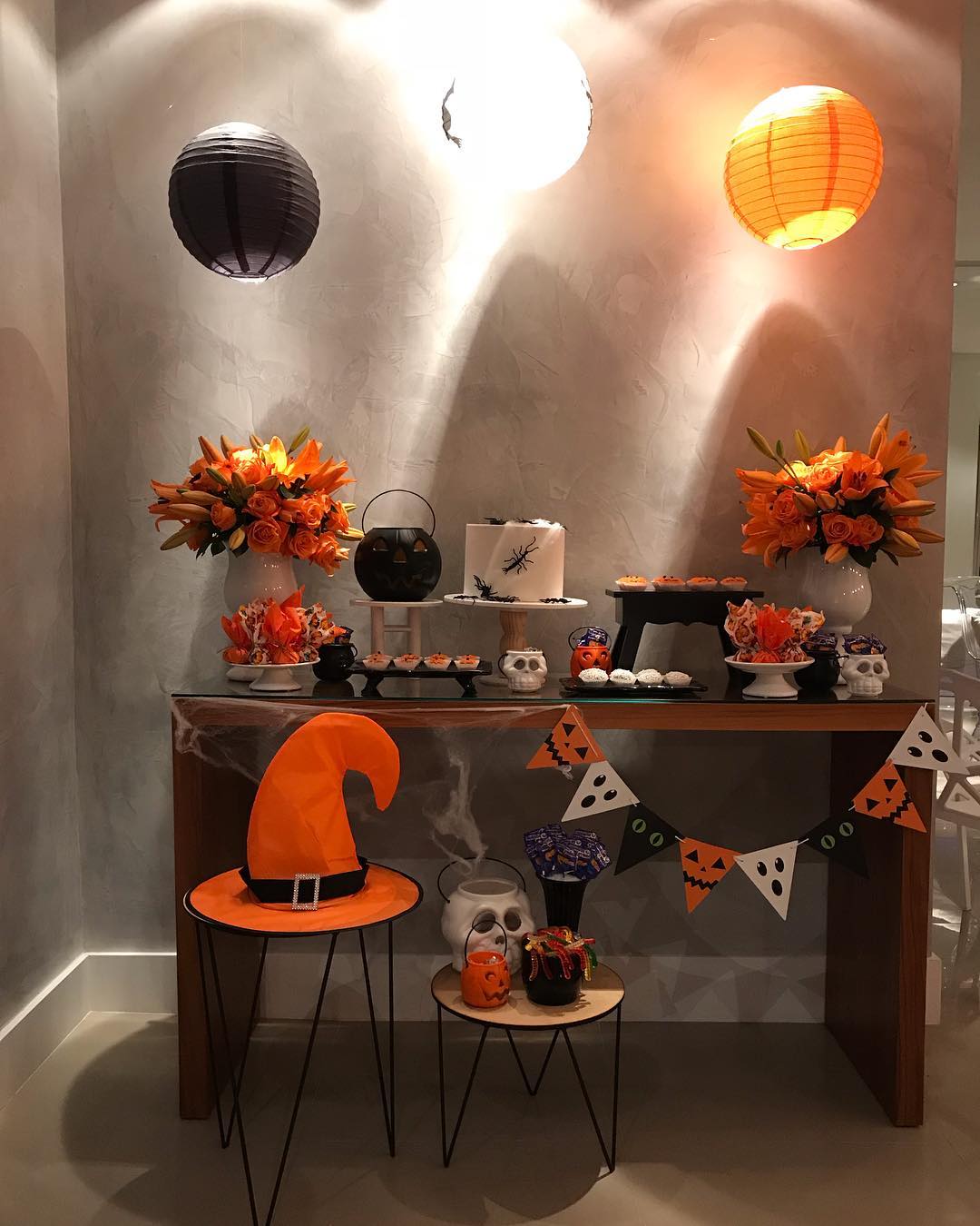 decoração de halloween simples