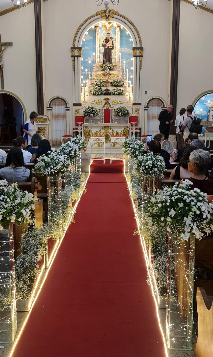 decoração de igreja para casamento
