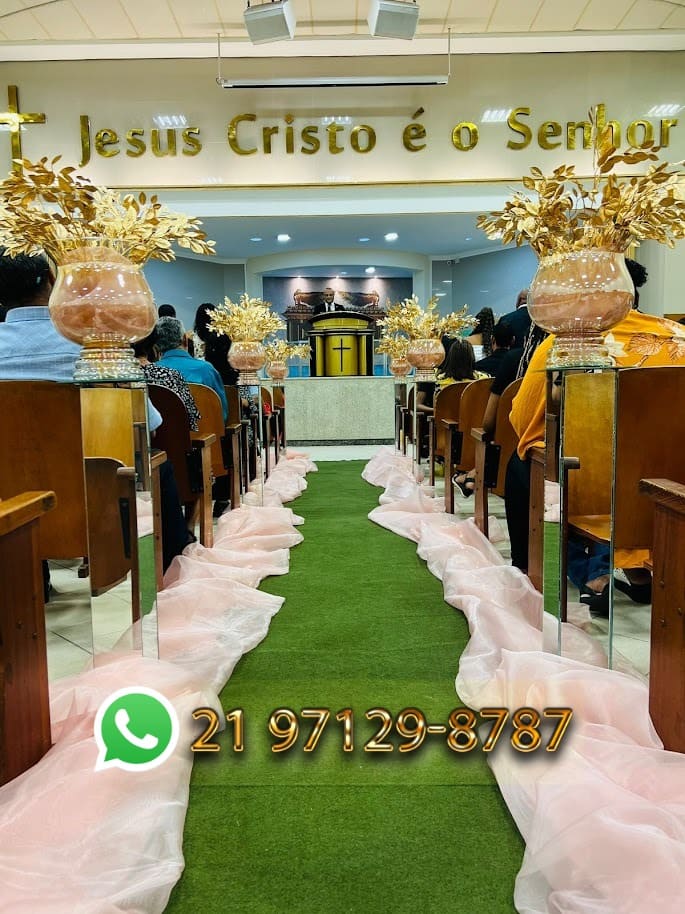 decoração de igreja católica