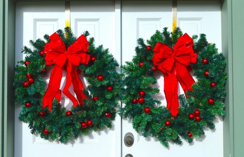 ideias criativas decoração janela natal