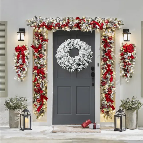 ideias criativas decoração janela natal