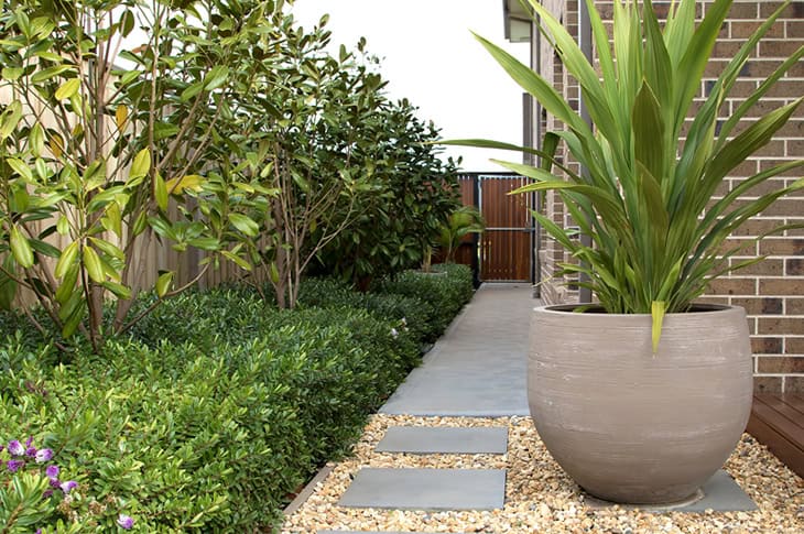 decoração de jardins com vasos