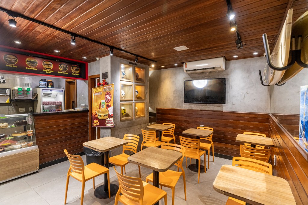 decoração de lanchonete simples