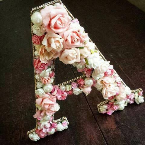 decoração de letras