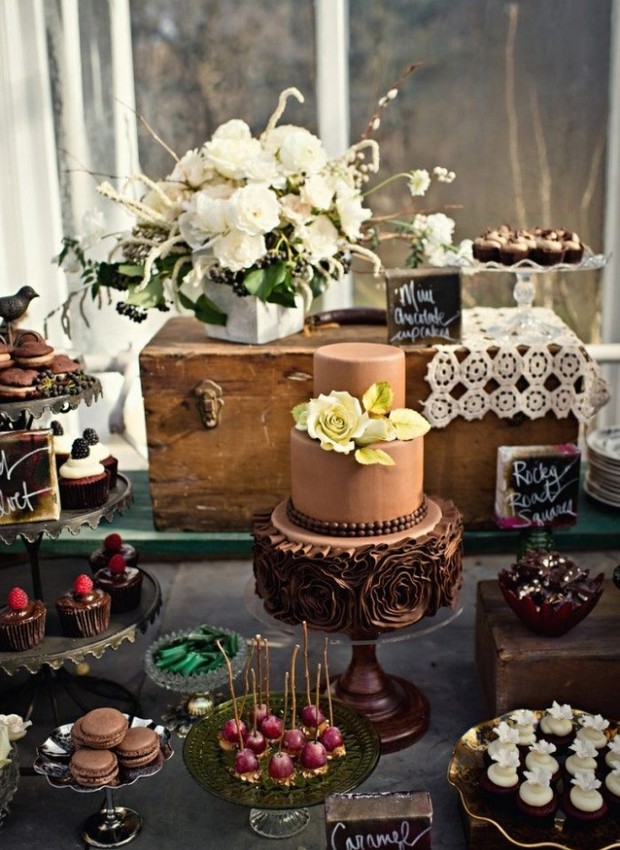 decoração mesa aniversário adulto minimalista versus boho chic