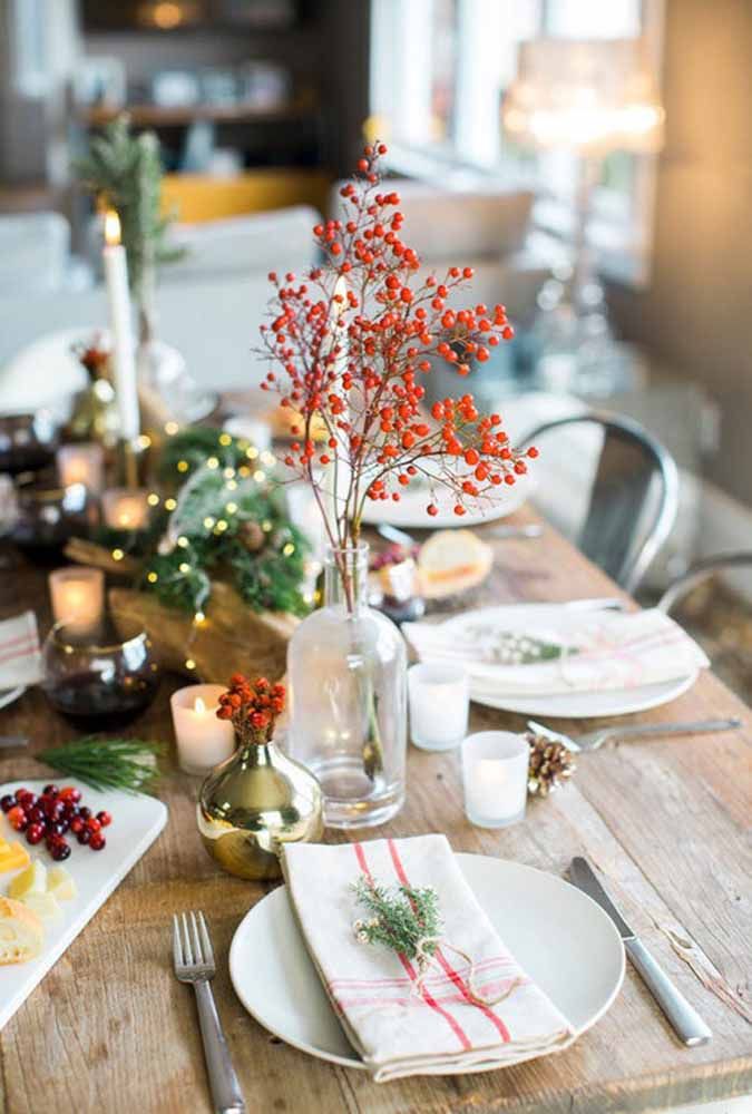 quanto custa decorar uma mesa de natal completa