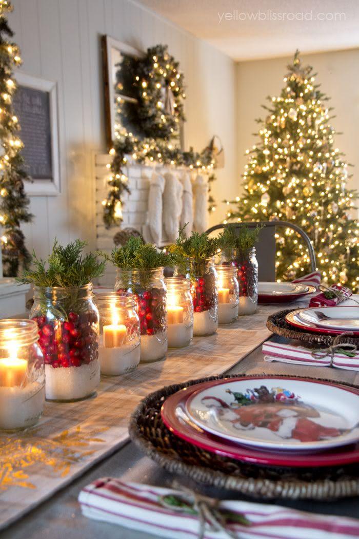 como fazer centro de mesa de natal com pinhas