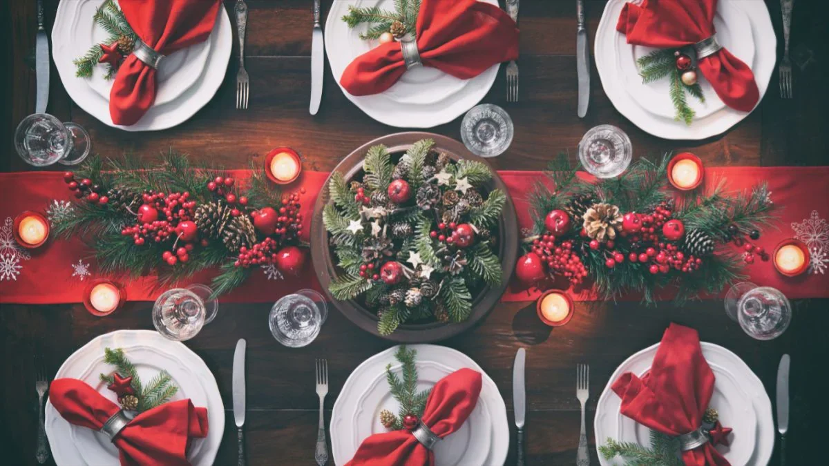 erros comuns ao decorar mesa de natal
