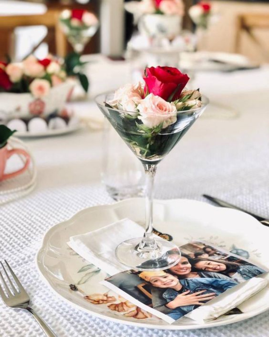 decoração de mesa dia das mães