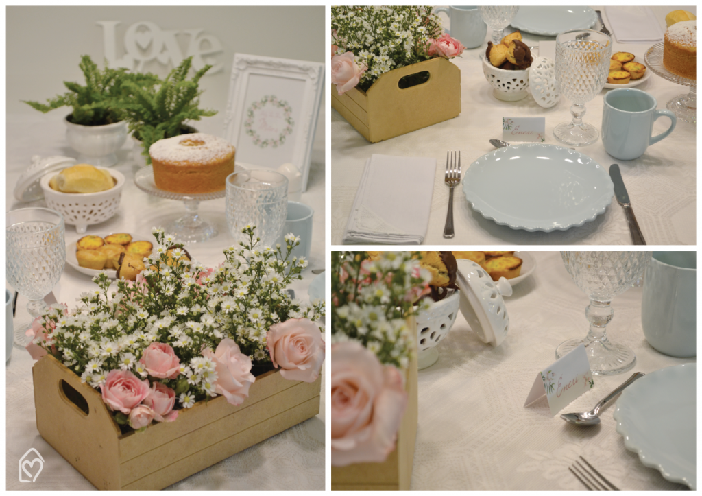 como fazer centro de mesa dia das mães com flores naturais