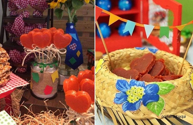 decoração de mesa festa junina