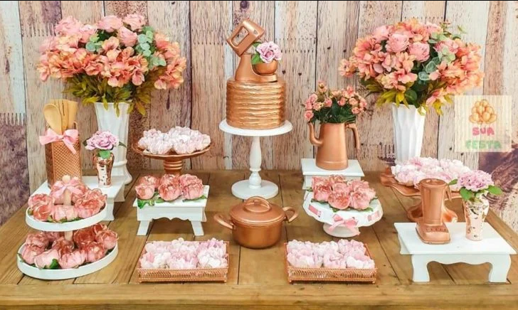 ideias criativas decoração mesa chá casa nova