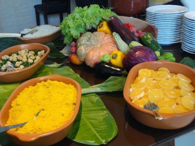 decoração de mesa para feijoada