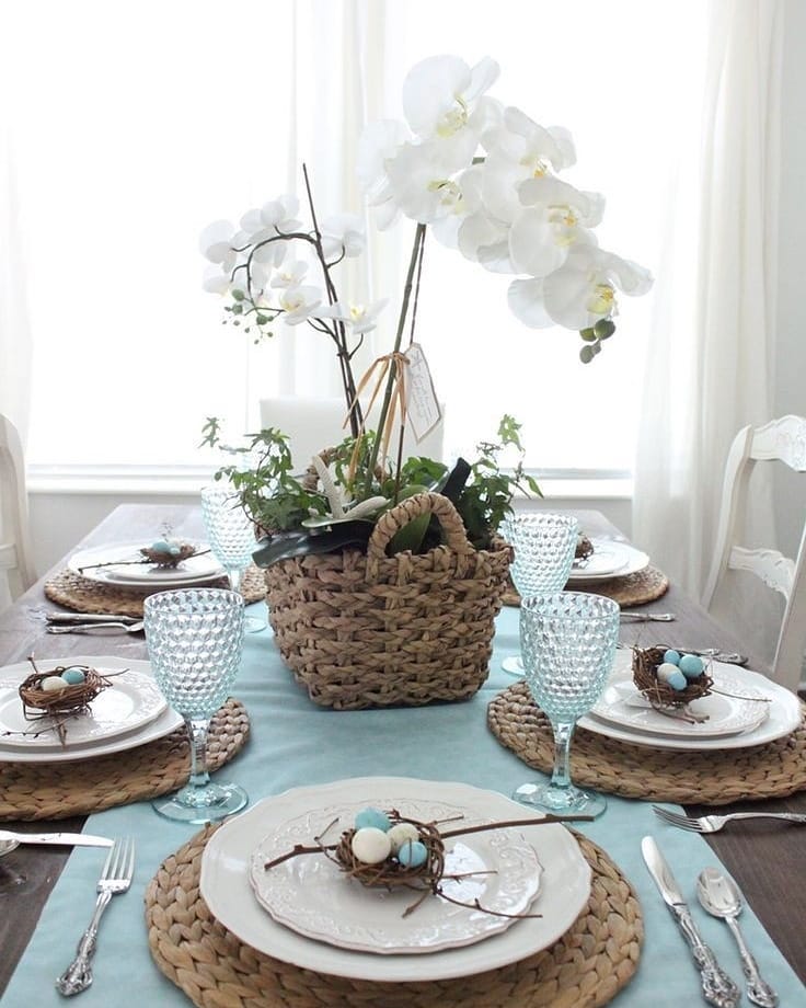 decoração de mesa para pascoa