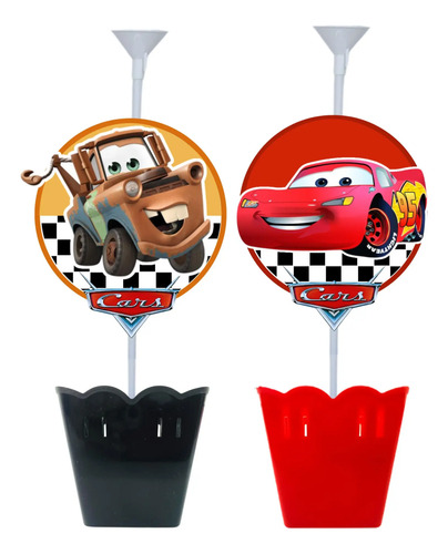 como fazer centro de mesa relampago mcqueen passo a passo