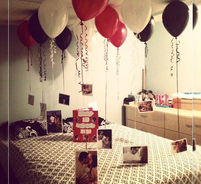 decoração de namoro simples