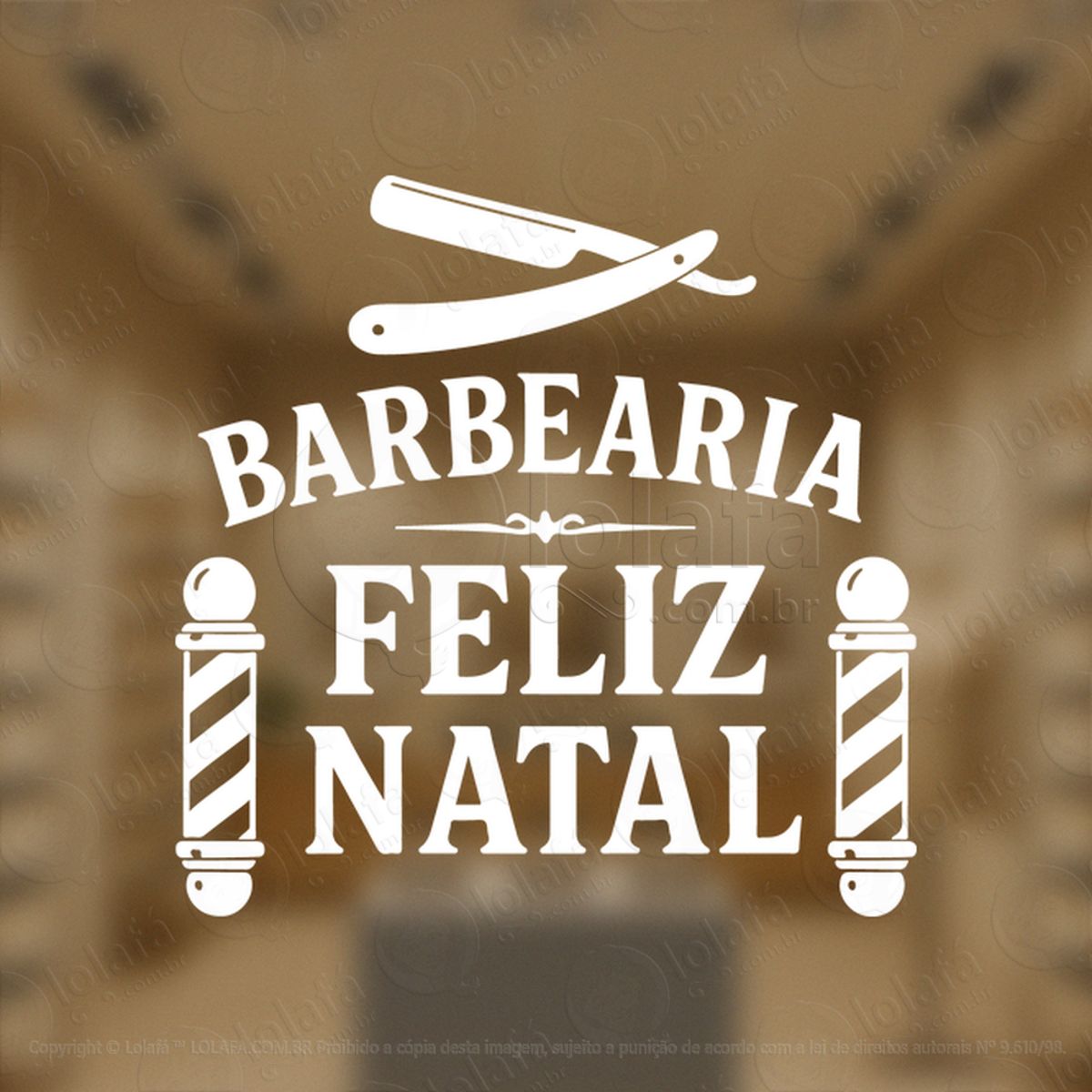 erros comuns ao decorar barbearia para o natal