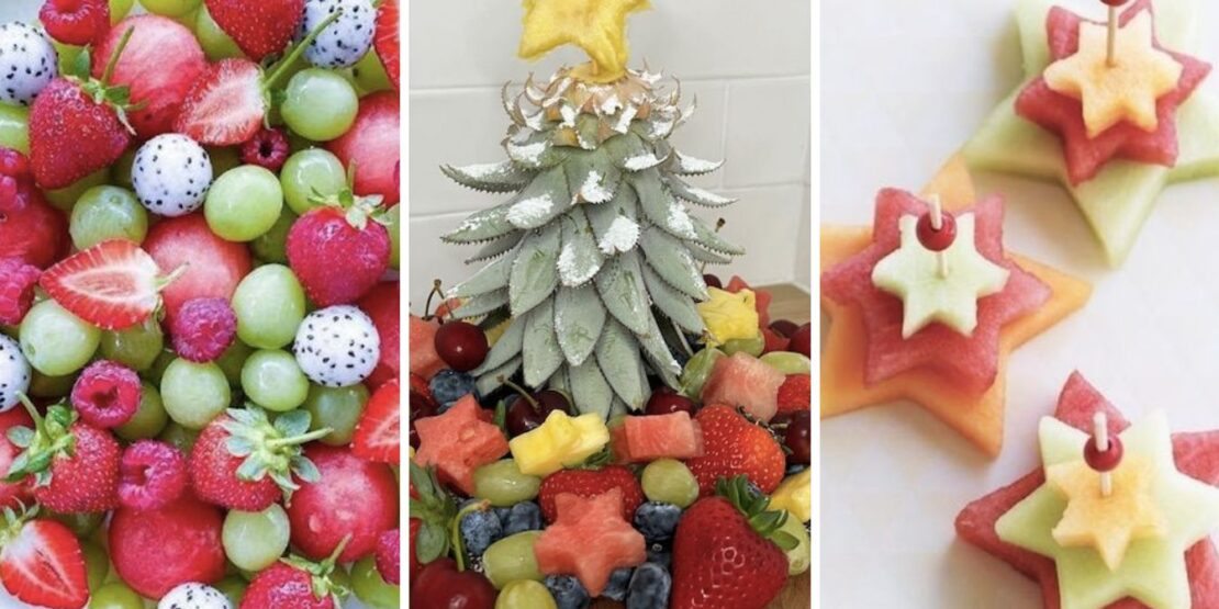 erros comuns decoração natal frutas