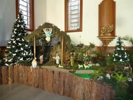 decoração de natal com presépio