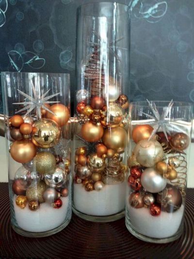 10 ideias criativas decoração natal vidro bolas