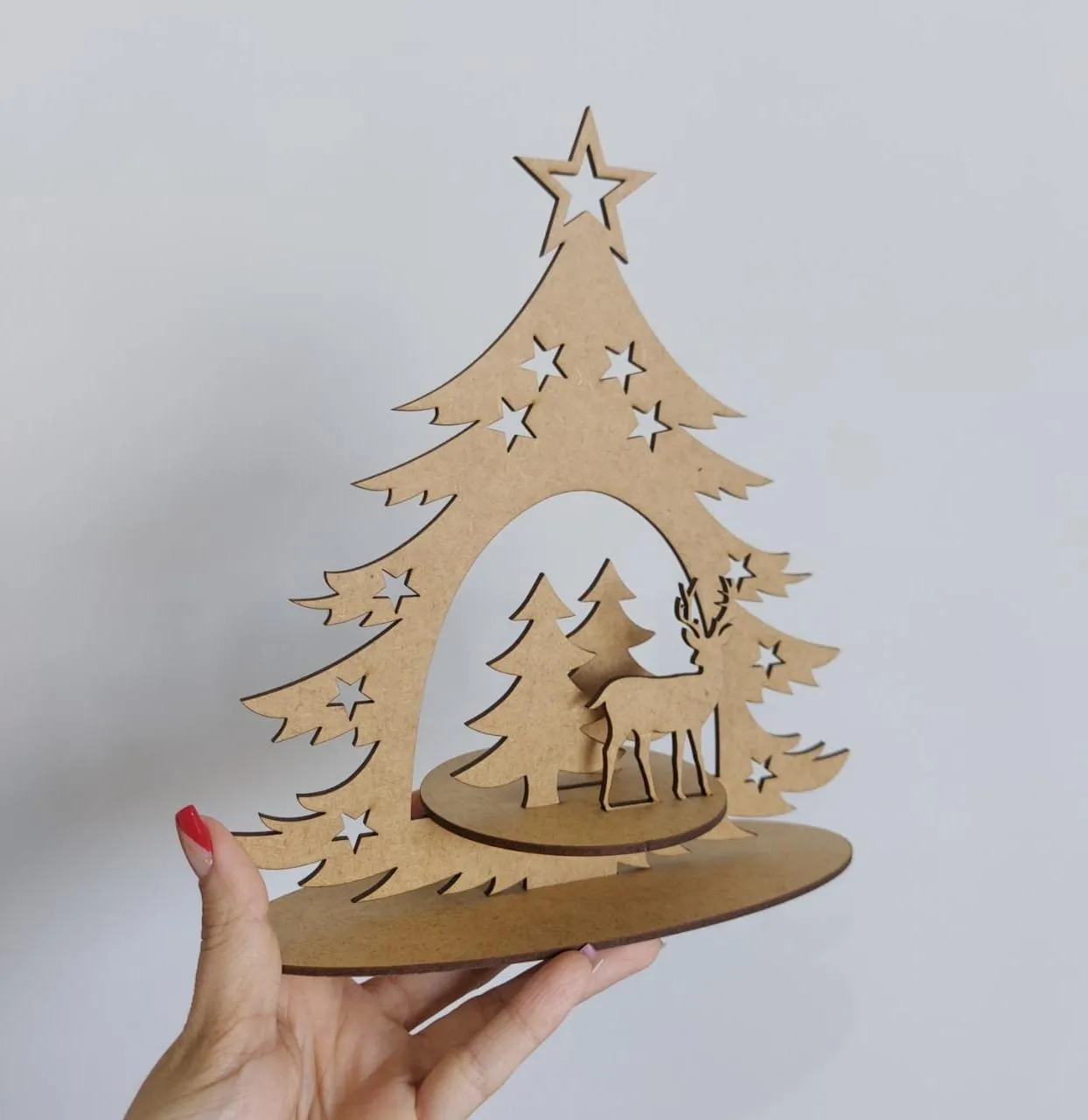 como montar presépio natal mdf passo a passo