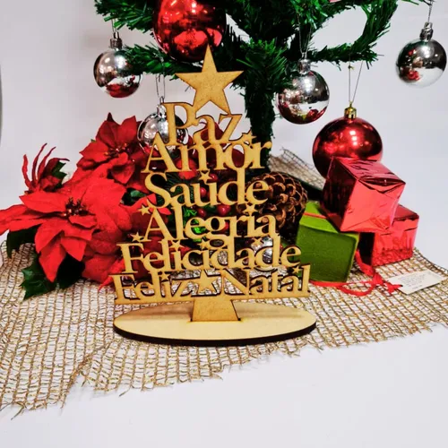 decoração de natal em mdf