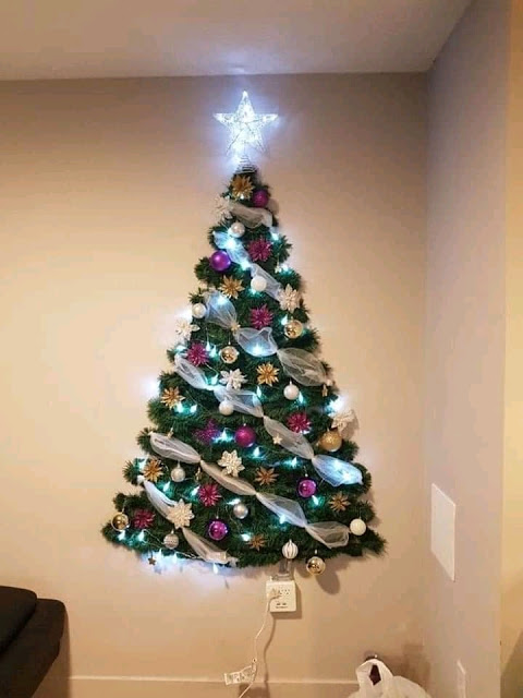 decoração de natal na parede