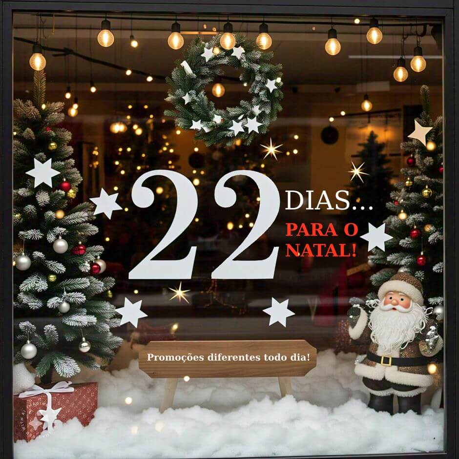 decoração de natal painel