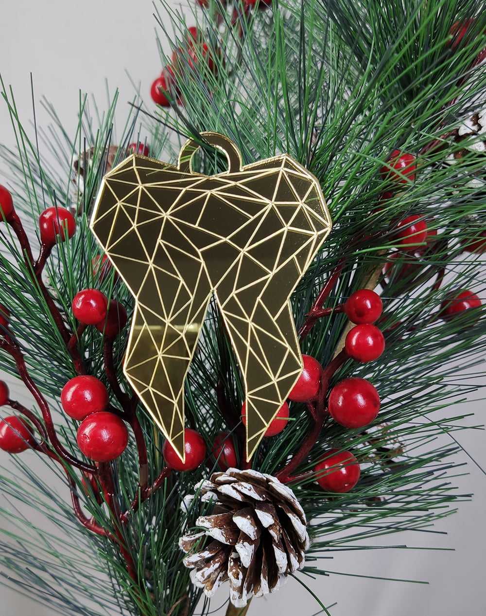 decoração natal consultório odontológico versus clínica médica