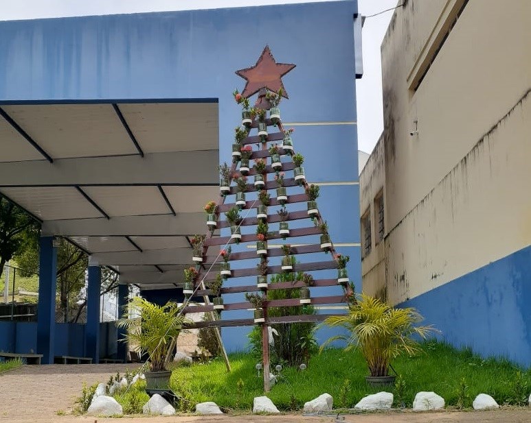 decoração de natal para escola