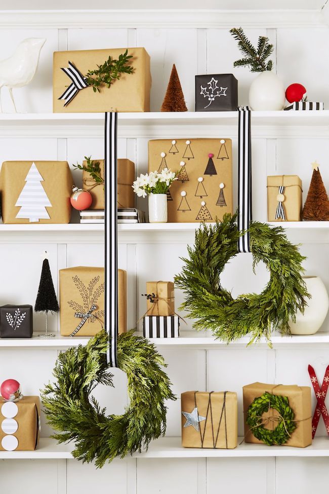 decoração de natal para estante