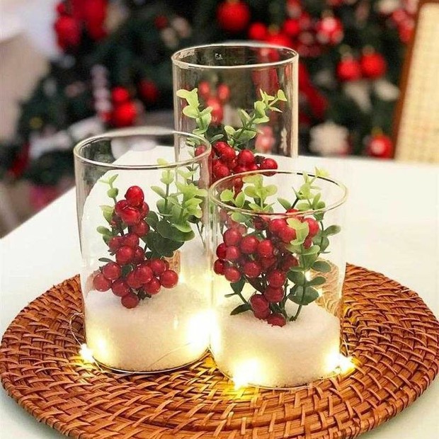 decoração de natal para estante