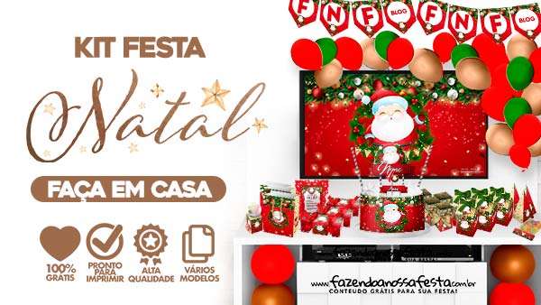 Decoração de Mesa de Natal: Tags e Marcadores para Imprimir