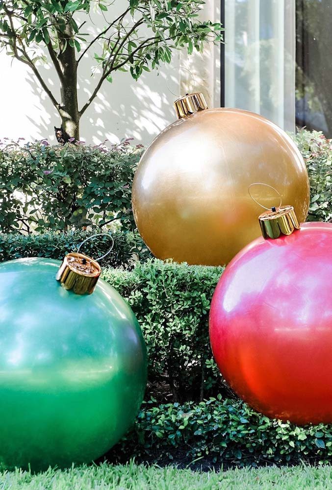 decoração de natal para jardim