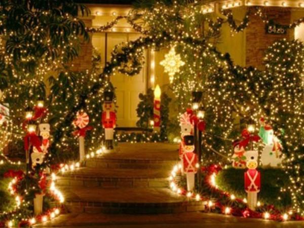 decoração de natal para jardim