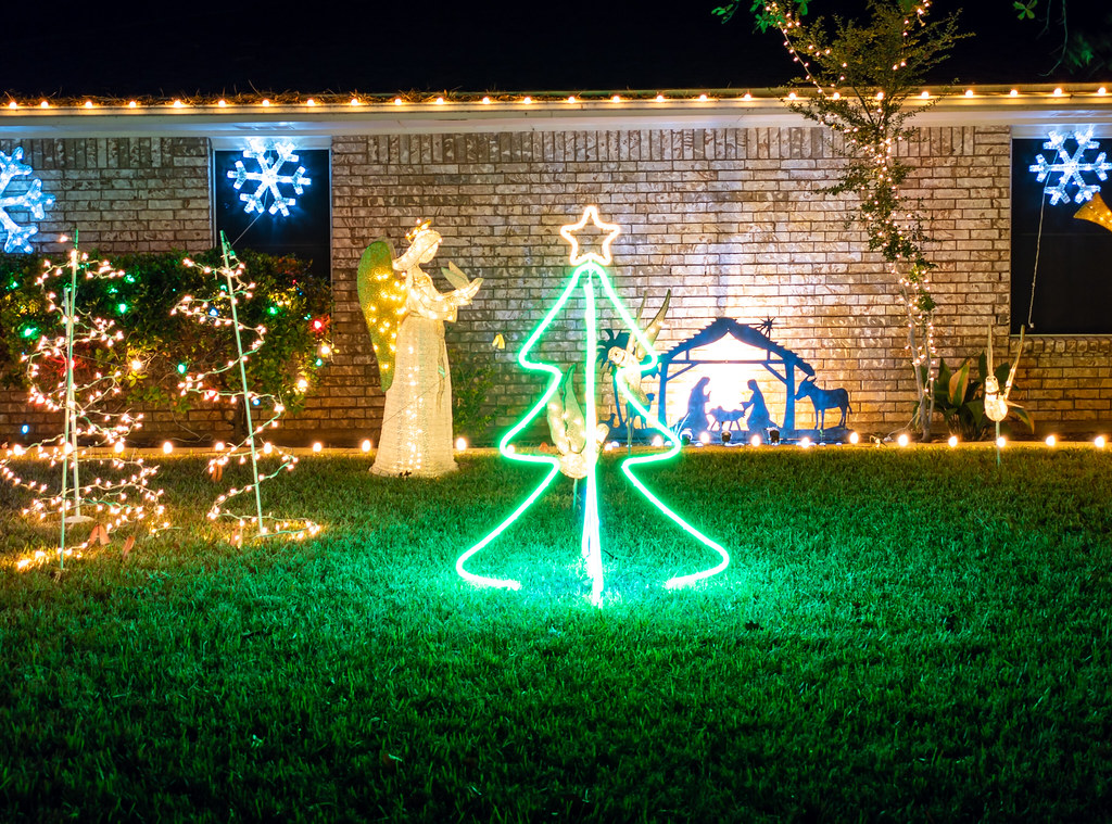 decoração de natal para jardim