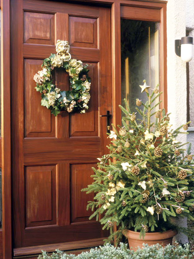 decoração de natal para porta
