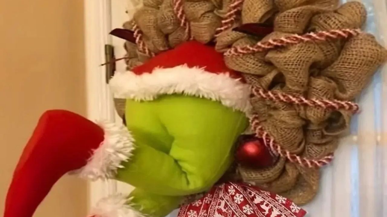 decoração de natal porta